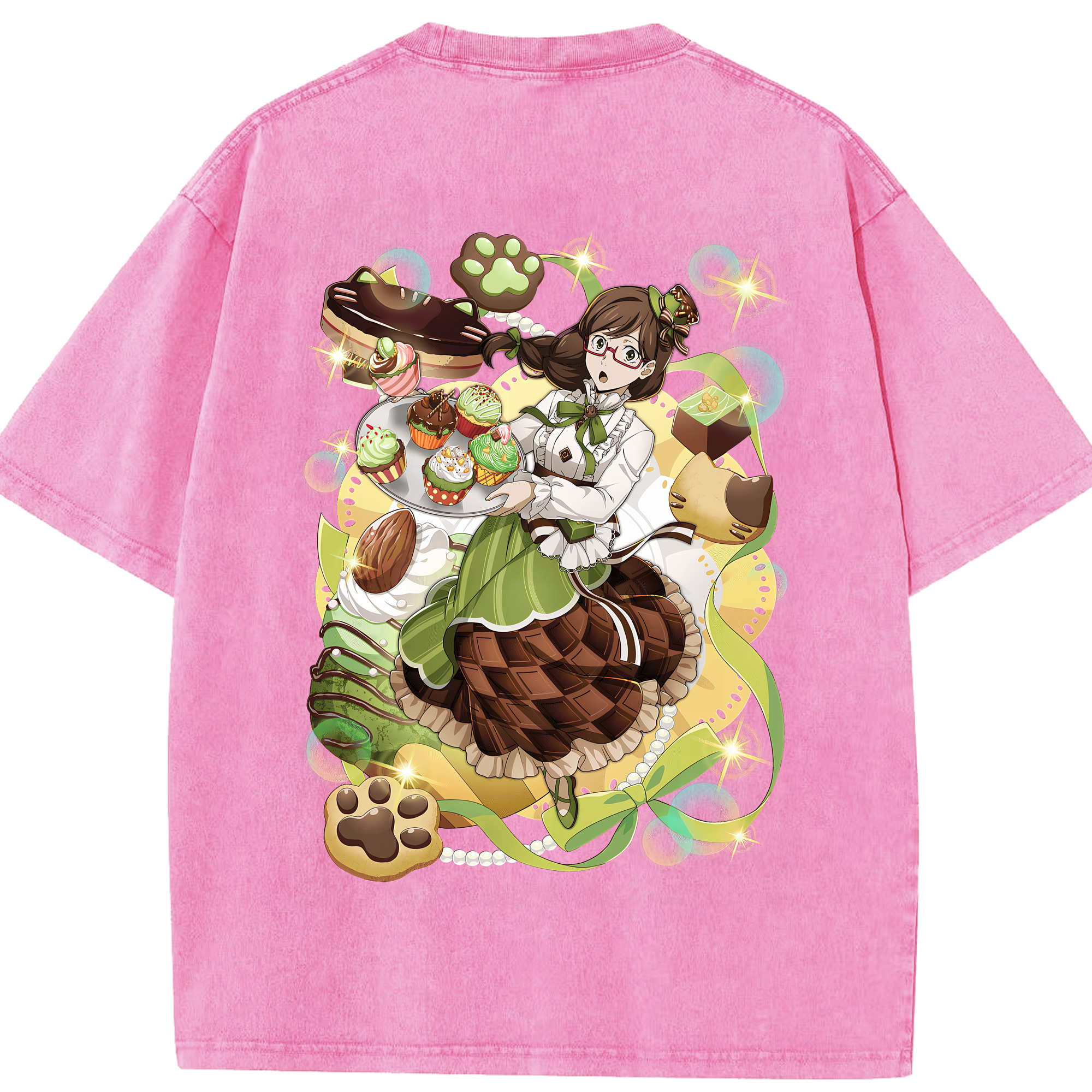 （画像用） 文豪ストレイドッグス Bungo Stray Dogs 綿100% ヴィンテージ風 半袖Tシャツ（背面プリント）